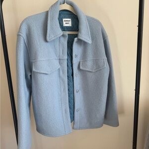 Aritzia Sunday Best Sky Shirt Jacket